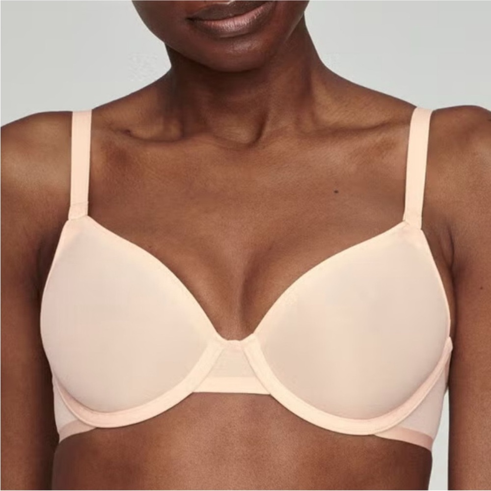 CUUP The Demi Mesh Bra in Blush 36E